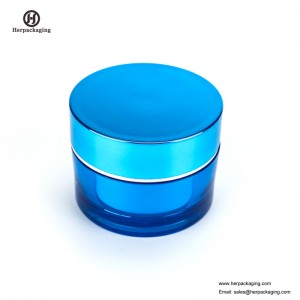 Jar Cosmaideacha Gorm HXL212 Babhta Bán Folamh Coimeádán Double Wall Skincare Jar